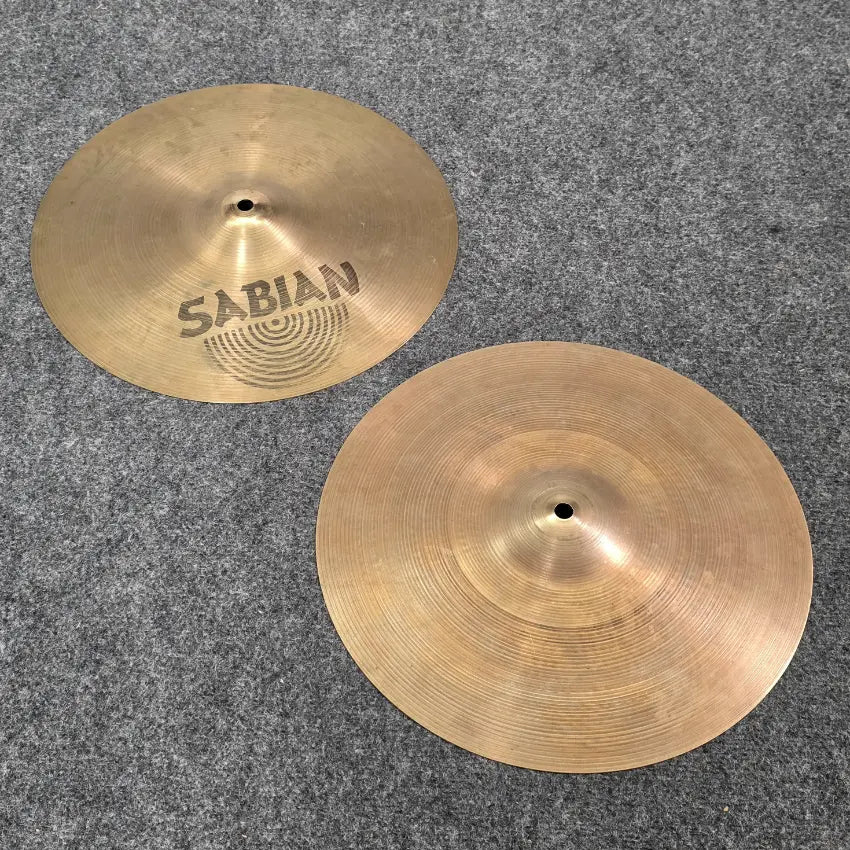 Used Sabian Regular Hi Hat Cymbals 14" - Good - Drum Center Of Portsmouth
