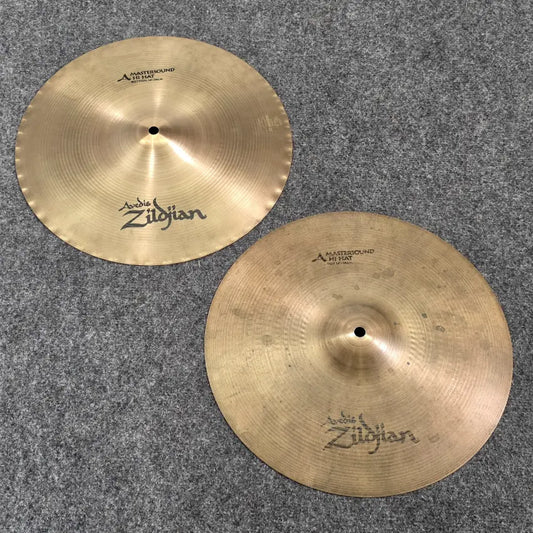 Used Zildjian A Mastersound Hi Hat Cymbals 14" - Good - Drum Center Of Portsmouth