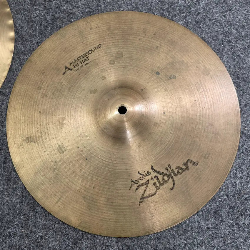 Used Zildjian A Mastersound Hi Hat Cymbals 14" - Good - Drum Center Of Portsmouth