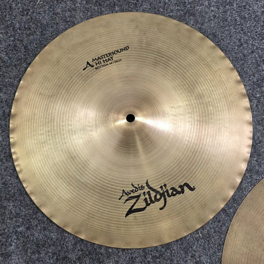 Used Zildjian A Mastersound Hi Hat Cymbals 14" - Good - Drum Center Of Portsmouth