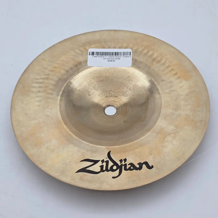Used Zildjian A Custom Splash Cymbal 8 - Very Good - Drum Center Of Portsmouth