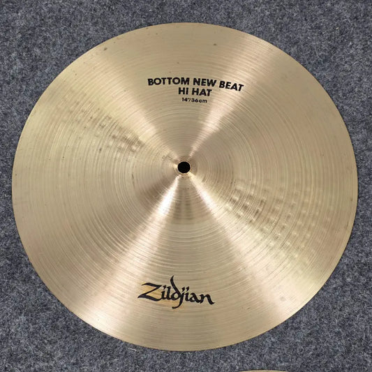 Used Zildjian A New Beat Hi Hat Cymbals 14" - Good - Drum Center Of Portsmouth