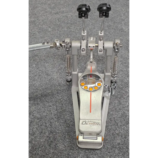 Used Pearl P3002D Demon Drive Double Bass Drum Pedal w/Case - Good - Drum Center Of Portsmouth