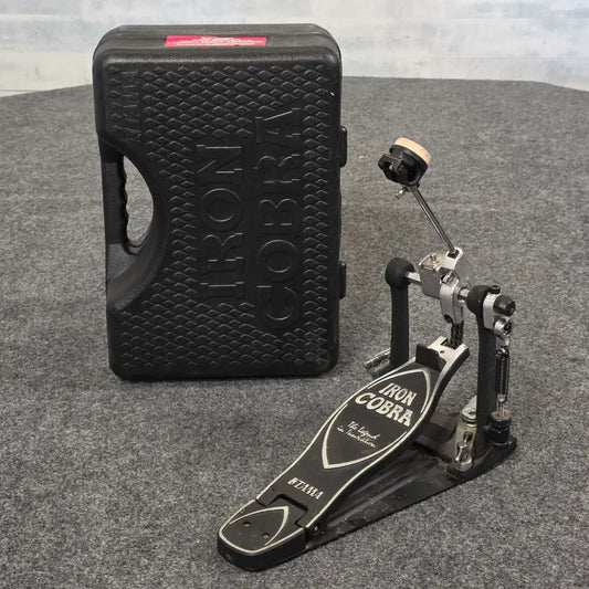 Used Tama Iron Cobra Single Bass Pedal w/Case- Good - Drum Center Of Portsmouth
