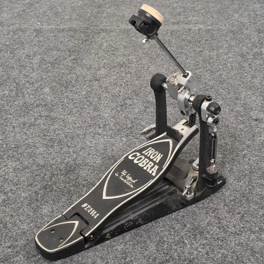 Used Tama Iron Cobra Single Bass Pedal w/Case- Good - Drum Center Of Portsmouth