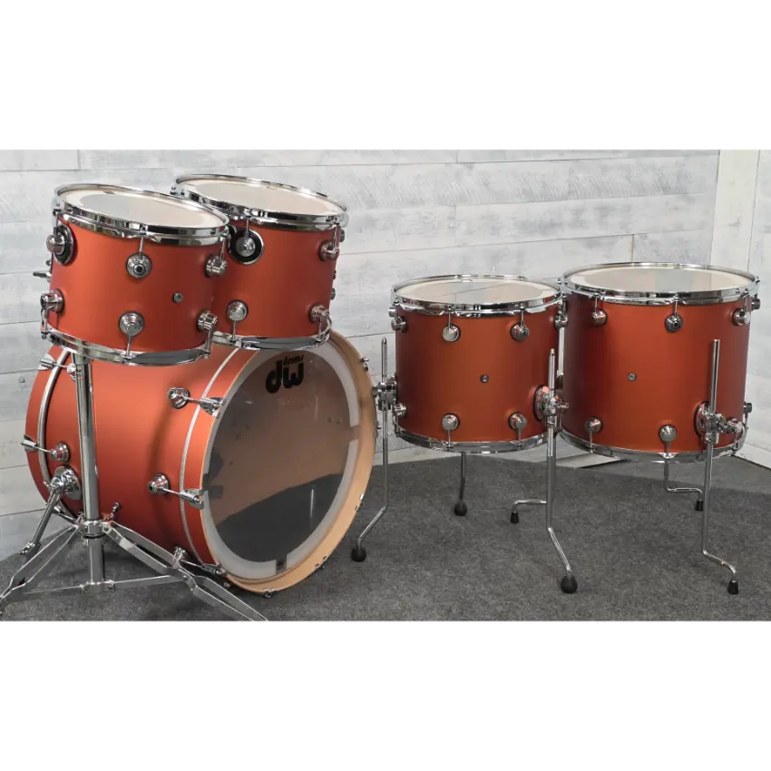 Used DW Performance 5pc Drum Set American Rust - Very Good - Drum Center Of Portsmouth