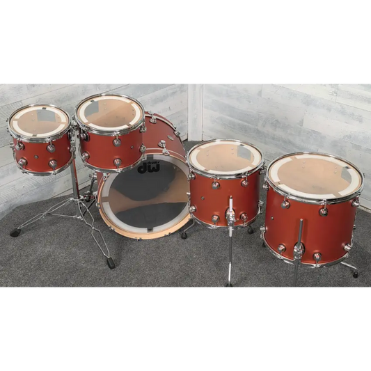 Used DW Performance 5pc Drum Set American Rust - Very Good - Drum Center Of Portsmouth