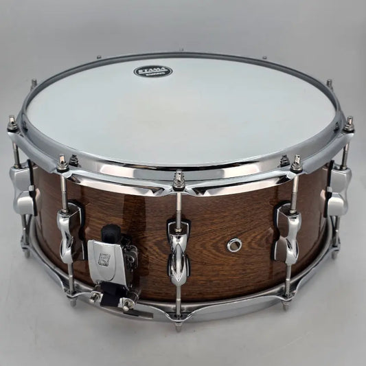Used Tama SLP G-Hickory Snare Drum 14x6.5 Gloss Natural Elm - Very Good - Drum Center Of Portsmouth