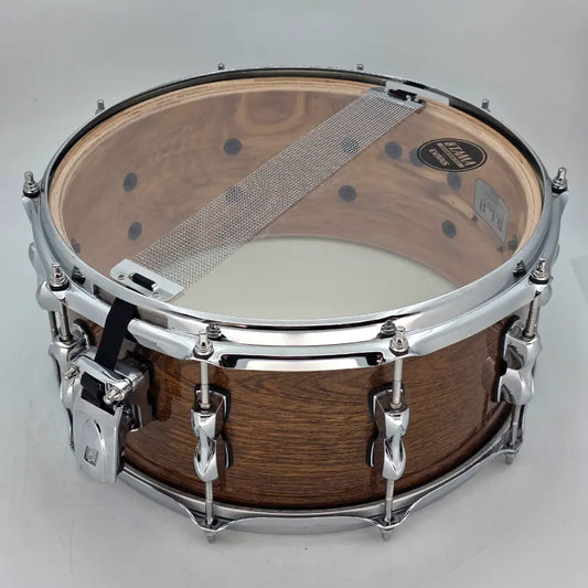Used Tama SLP G-Hickory Snare Drum 14x6.5 Gloss Natural Elm - Very Good - Drum Center Of Portsmouth