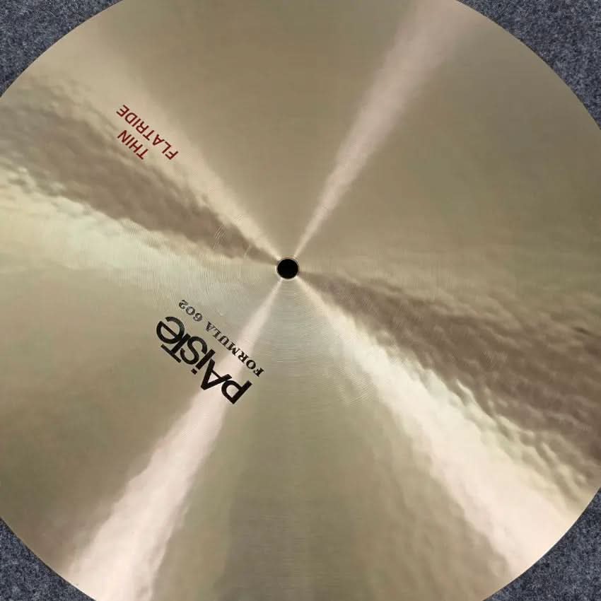 Used Paiste Formula 602 Thin Flat Ride Cymbal 18" - Very Good - Drum Center Of Portsmouth