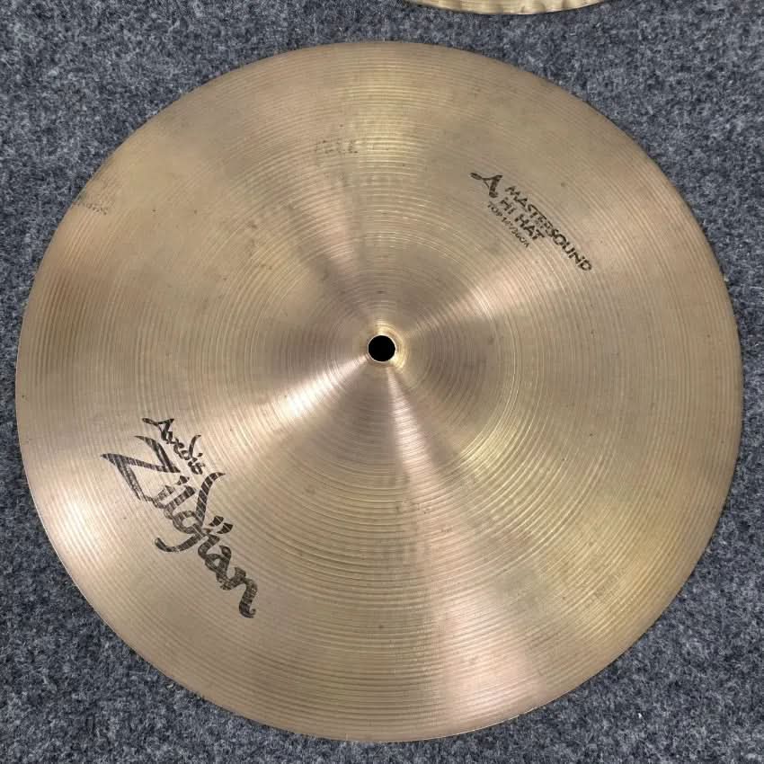 Used Zildjian A Mastersound Hi Hat Cymbals 14" - Very Good - Drum Center Of Portsmouth