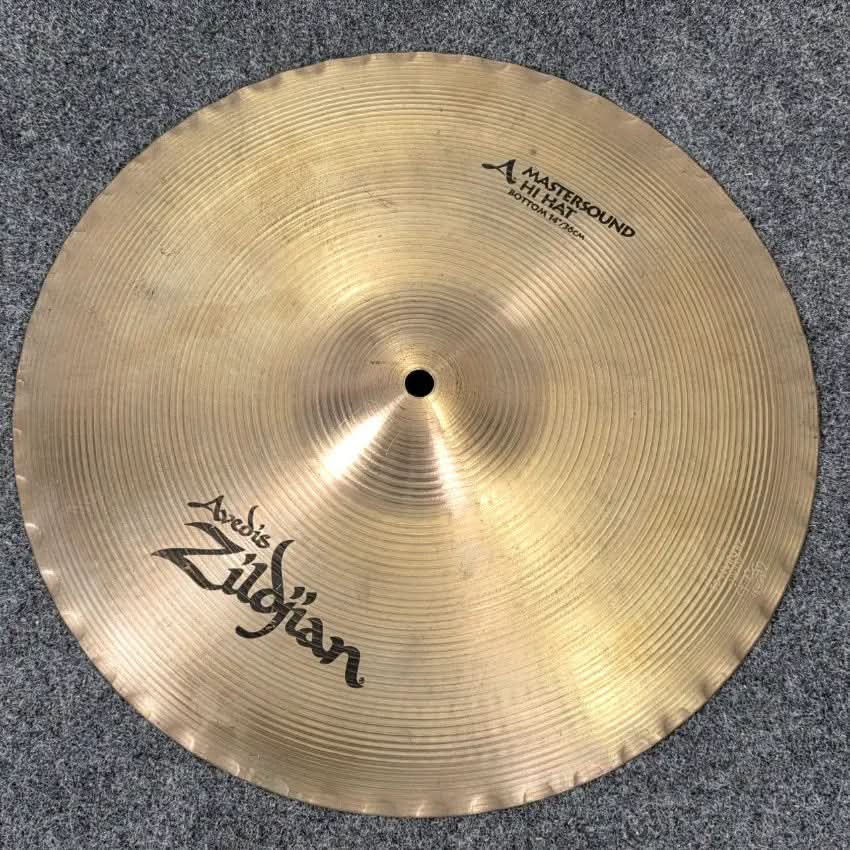 Used Zildjian A Mastersound Hi Hat Cymbals 14" - Very Good - Drum Center Of Portsmouth