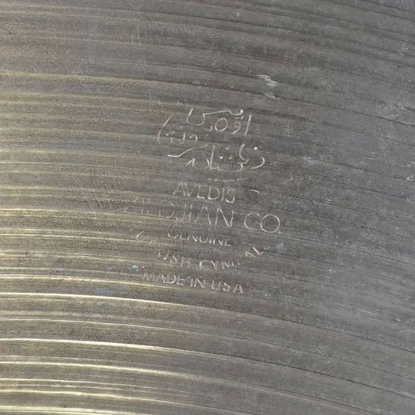 Used Vintage Zildjian A Ride Cymbal 20 - Good - Drum Center Of Portsmouth