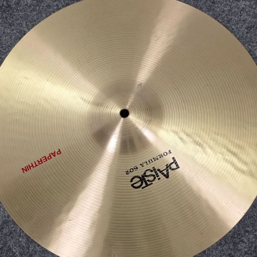 Used Paiste Formula 602 Paperthin Crash Cymbal 16" - Good - Drum Center Of Portsmouth