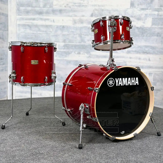 Yamaha Stage Custom Birch 3pc Drum Set 20/12/14 Cranberry Red - Drum Center Of Portsmouth