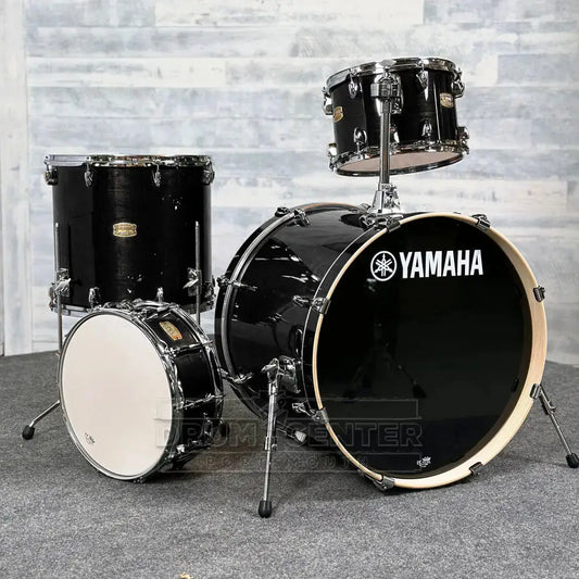 Yamaha Stage Custom Birch 4pc Drum Set 22/12/16/14 Raven Black - Drum Center Of Portsmouth