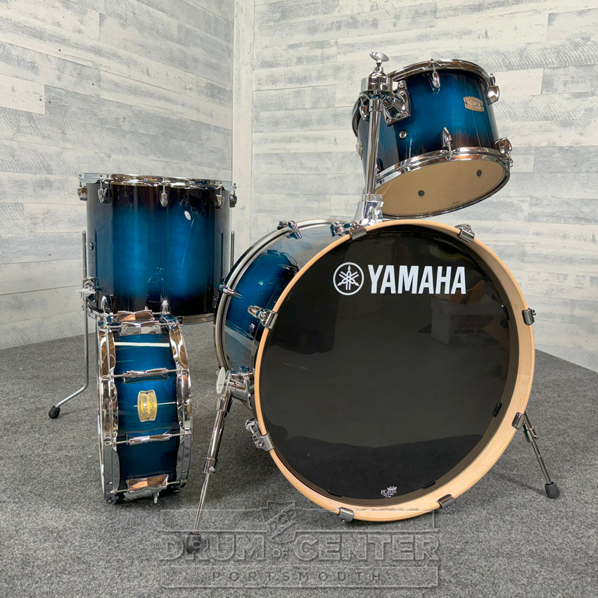 Yamaha Stage Custom Birch 4pc Drum Set 22/13/16/14 Deep Blue Sunburst - Drum Center Of Portsmouth