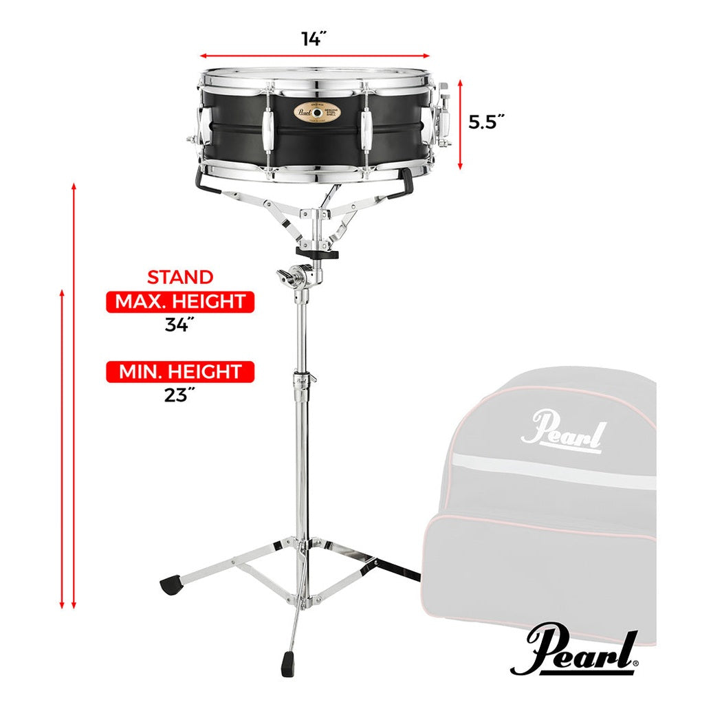 Pearl Student Snare Kit w/Backpack Case - Drum Center Of Portsmouth