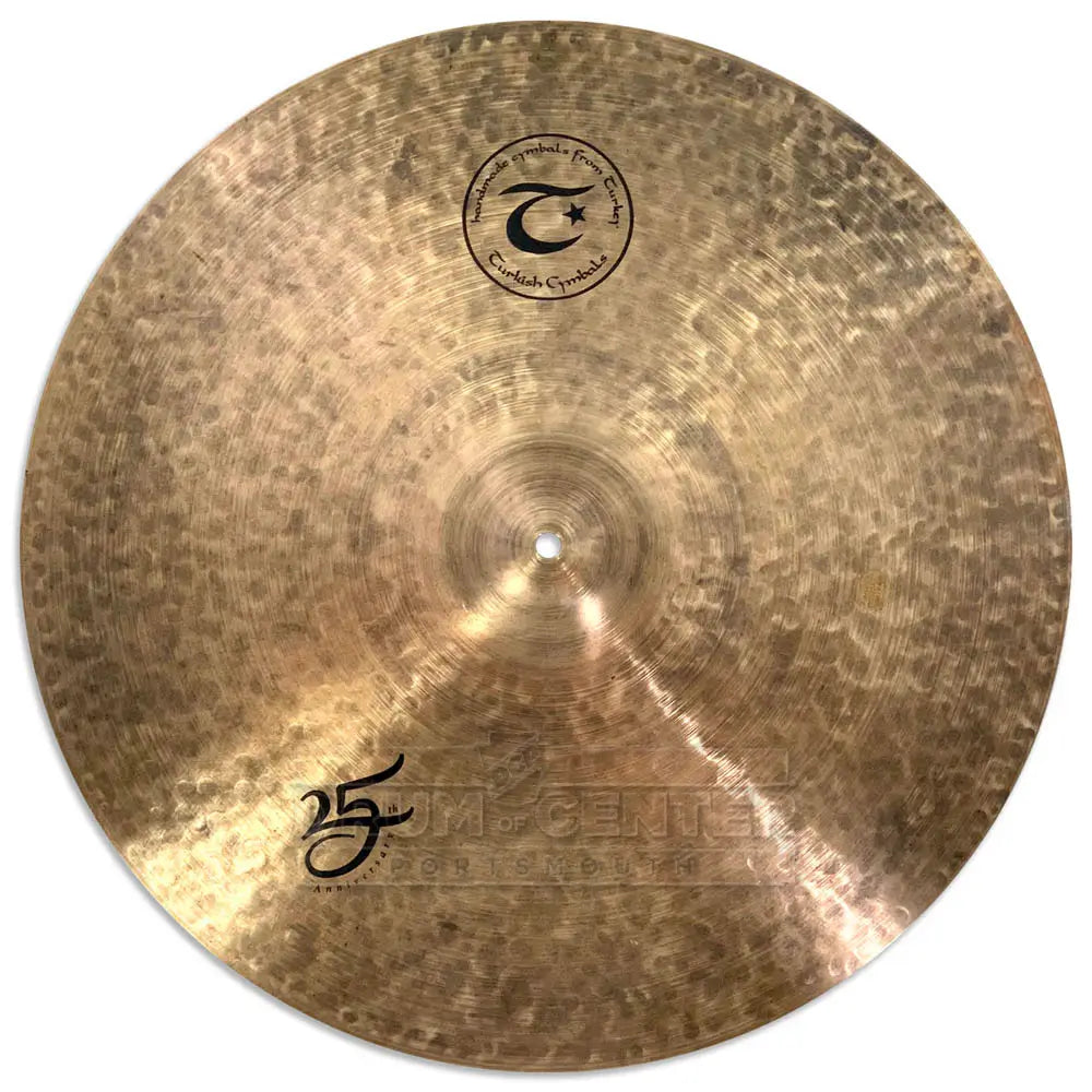 Turkish 25th Anniversary Ride Cymbal 22" 1 grams - Drum Center Of Portsmouth