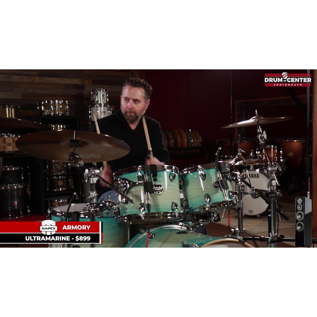 Mapex Armory Series 5pc Rock Drum Set - Ultramarine Finish