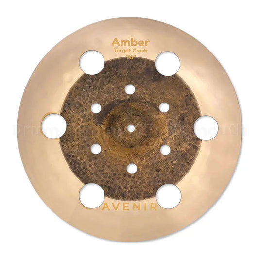 Avenir Amber 12-Hole Target Crash Cymbal 16" - Drum Center of Portsmouth