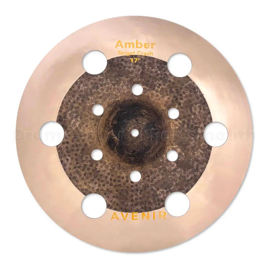 Avenir Amber 12-Hole Target Crash Cymbal 17" - Drum Center of Portsmouth