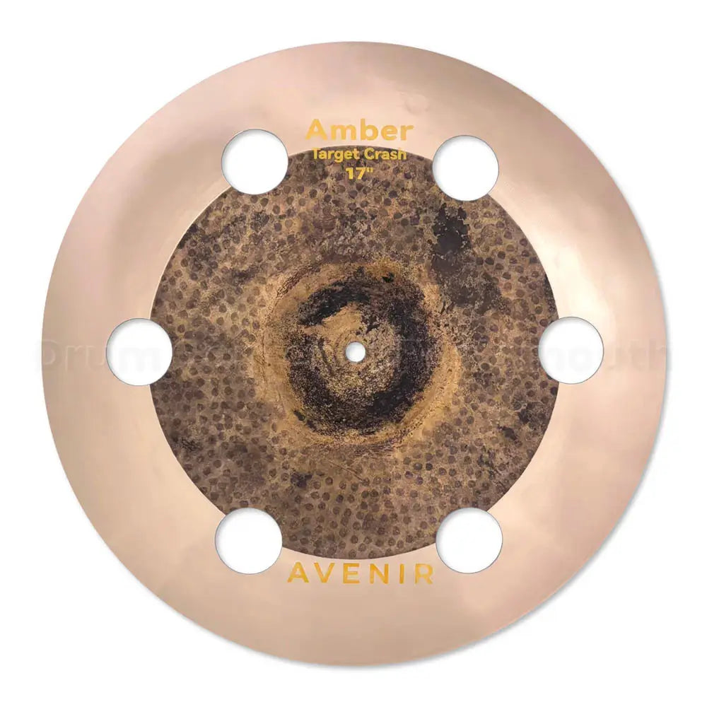 Avenir Amber 6-Hole Target Crash Cymbal 17" - Drum Center of Portsmouth