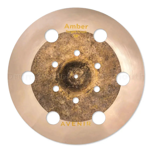 Avenir Amber 12-Hole Target Crash Cymbal 18" - Drum Center of Portsmouth