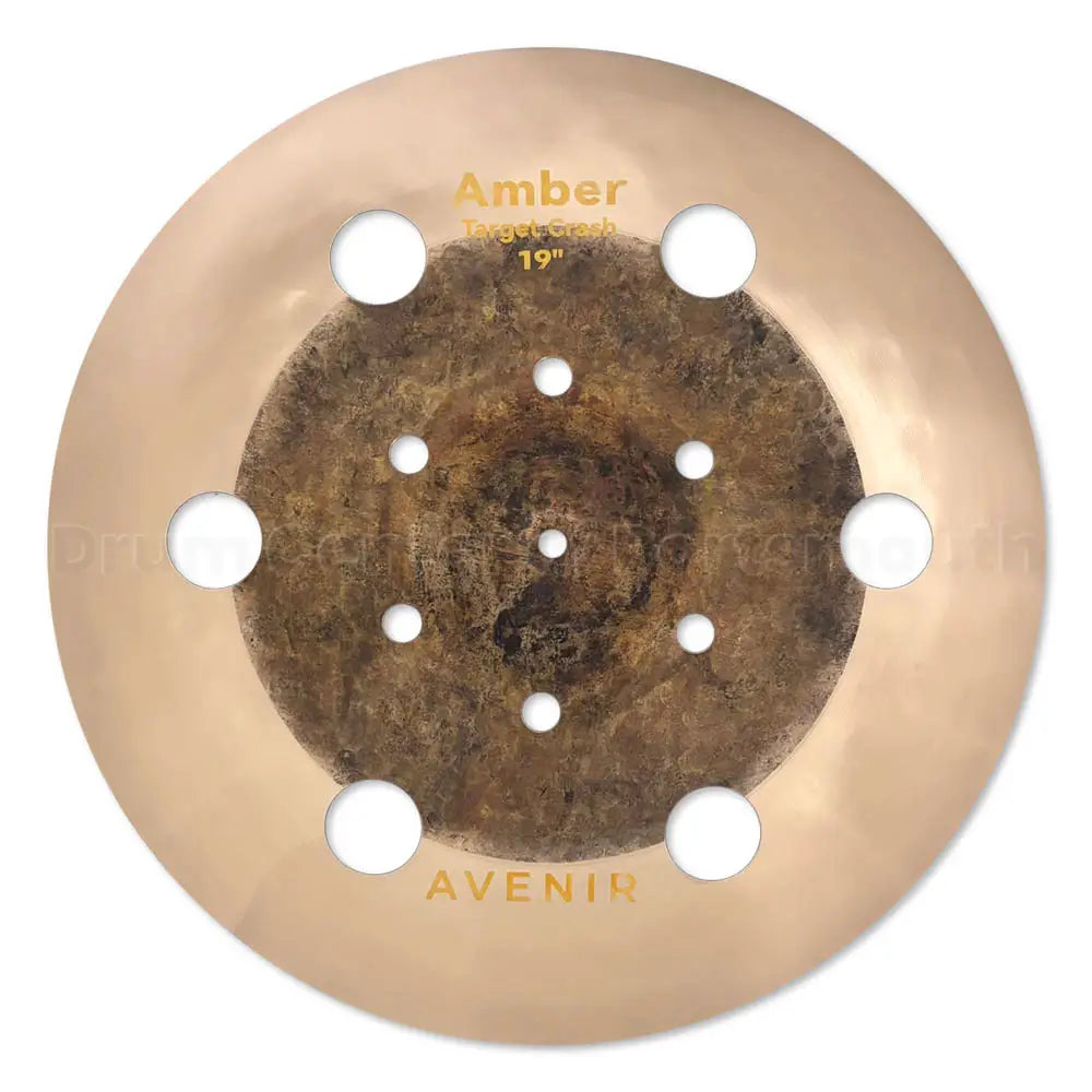 Avenir Amber 12-Hole Target Crash Cymbal 19" - Drum Center of Portsmouth