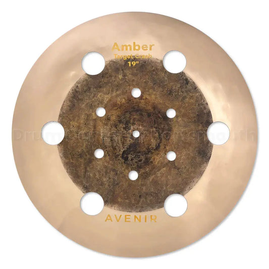 Avenir Amber 12-Hole Target Crash Cymbal 19" - Drum Center of Portsmouth