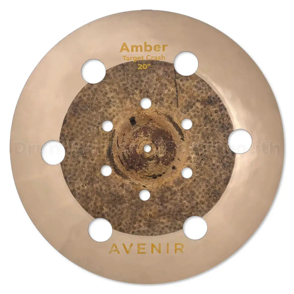 Avenir Amber 12-Hole Target Crash Cymbal 20" - Drum Center of Portsmouth