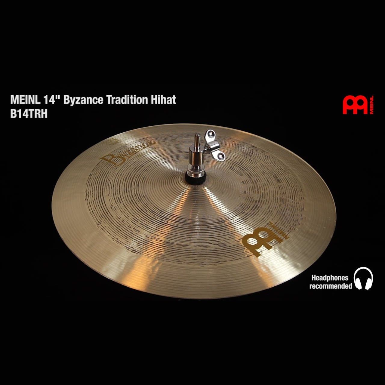 Meinl Byzance Jazz Tradition Hi Hat Cymbals 14"