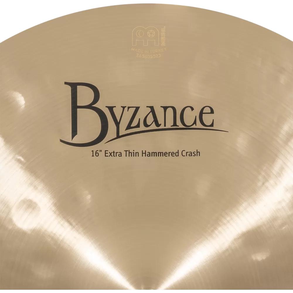 Meinl Byzance Traditional Extra Thin Hammered Crash Cymbal 16"