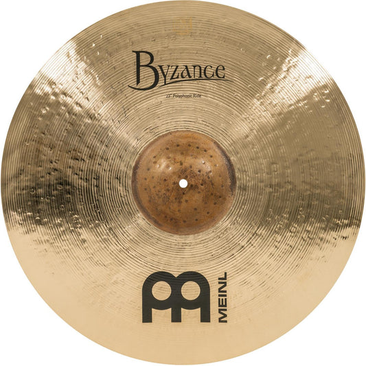 Meinl Byzance Polyphonic Brilliant Ride Cymbal 22" - Drum Center Of Portsmouth