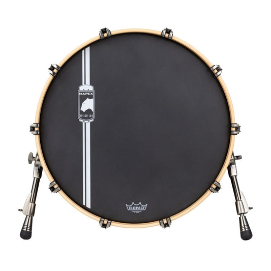 Mapex Black Panther Design Lab Cherry Bomb Bass Drum 24x14 Rose Burst-1