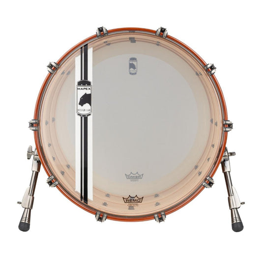Mapex Black Panther Design Lab Versatus Bass Drum 24x15 Peach Burl Burst-1