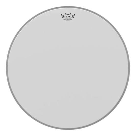 Remo Ambassador Coated Smooth White Bass Drumhead 18" - Drum Center Of Portsmouth