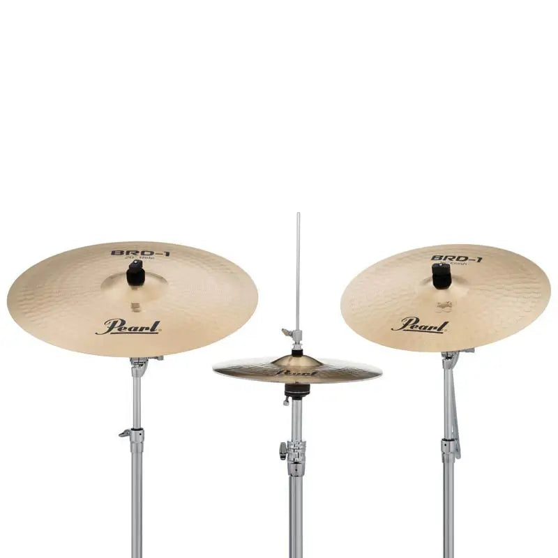 Pearl Brilliant Hammered Brass 3pc Cymbal Set 14/16/20 - Drum Center Of Portsmouth