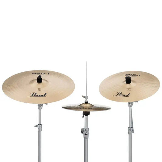 Pearl Brilliant Hammered Brass 3pc Cymbal Set 14/16/20 - Drum Center Of Portsmouth
