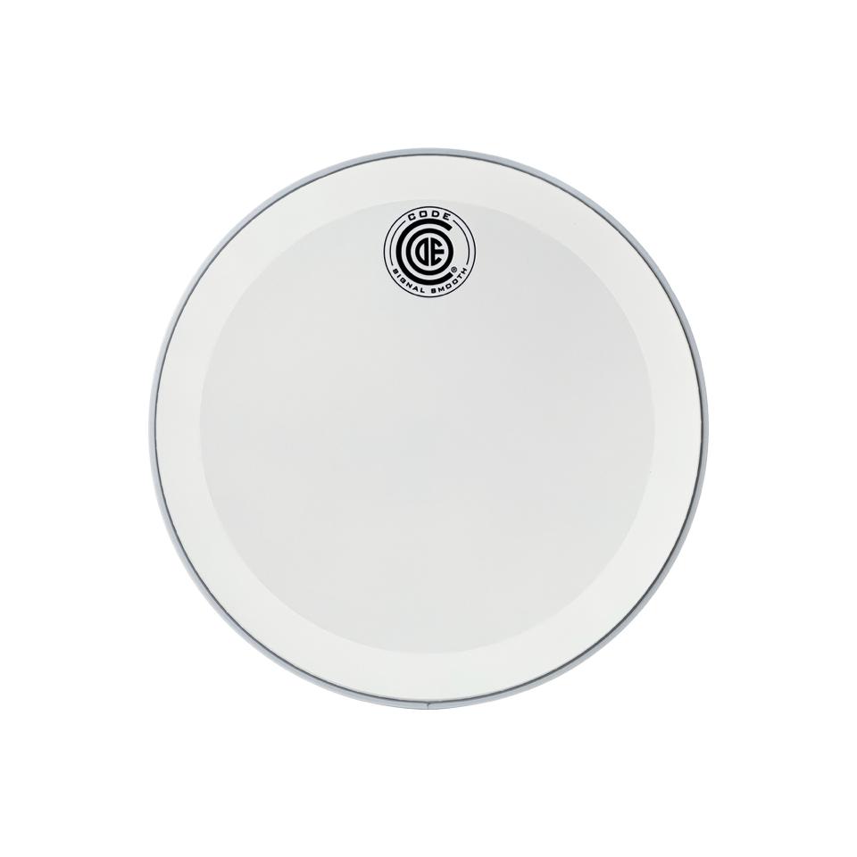 Code Signal Bass Drum Head 24" Smooth White