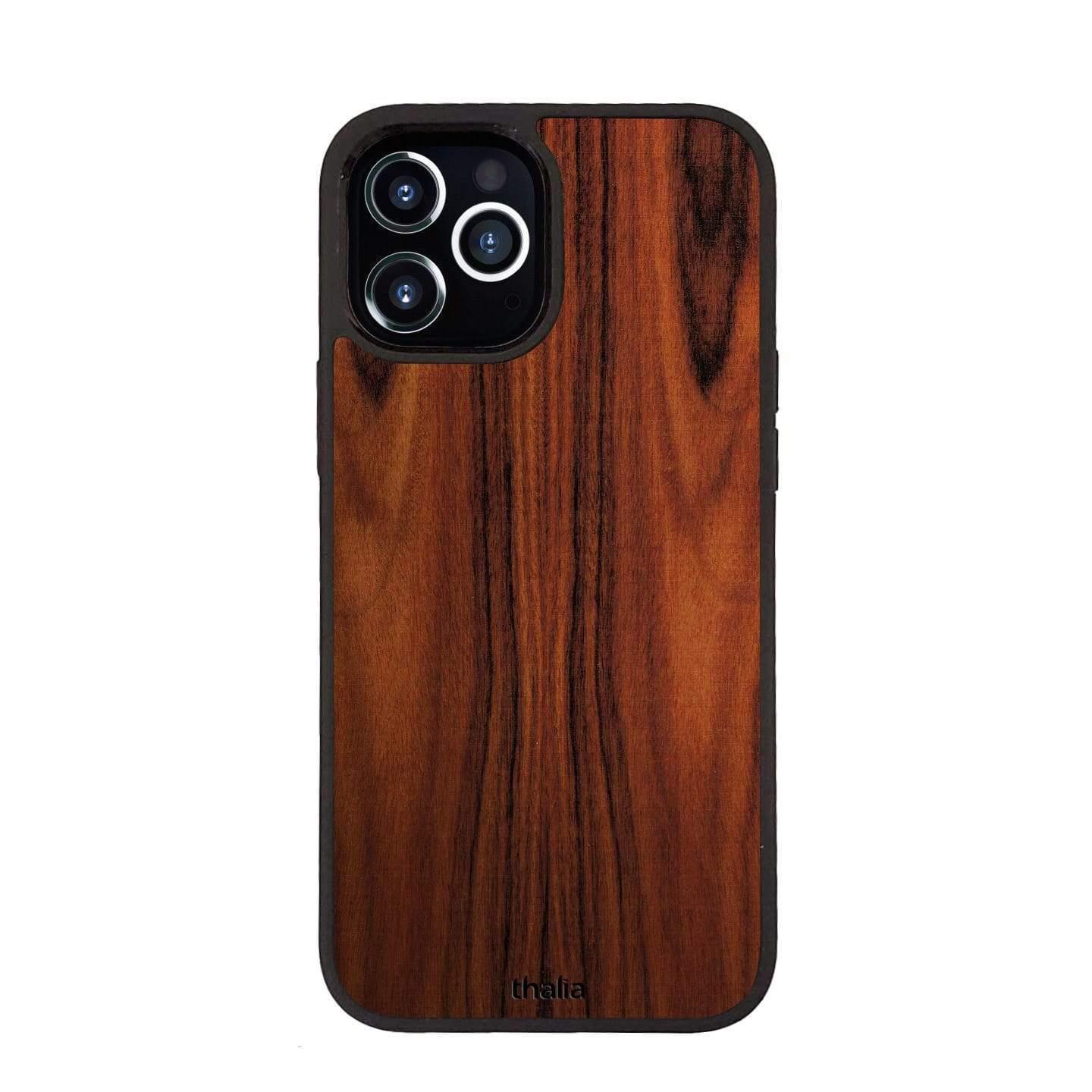 Thalia Just Wood Exotic Case for iPhone 15 Plus | Santos Rosewood