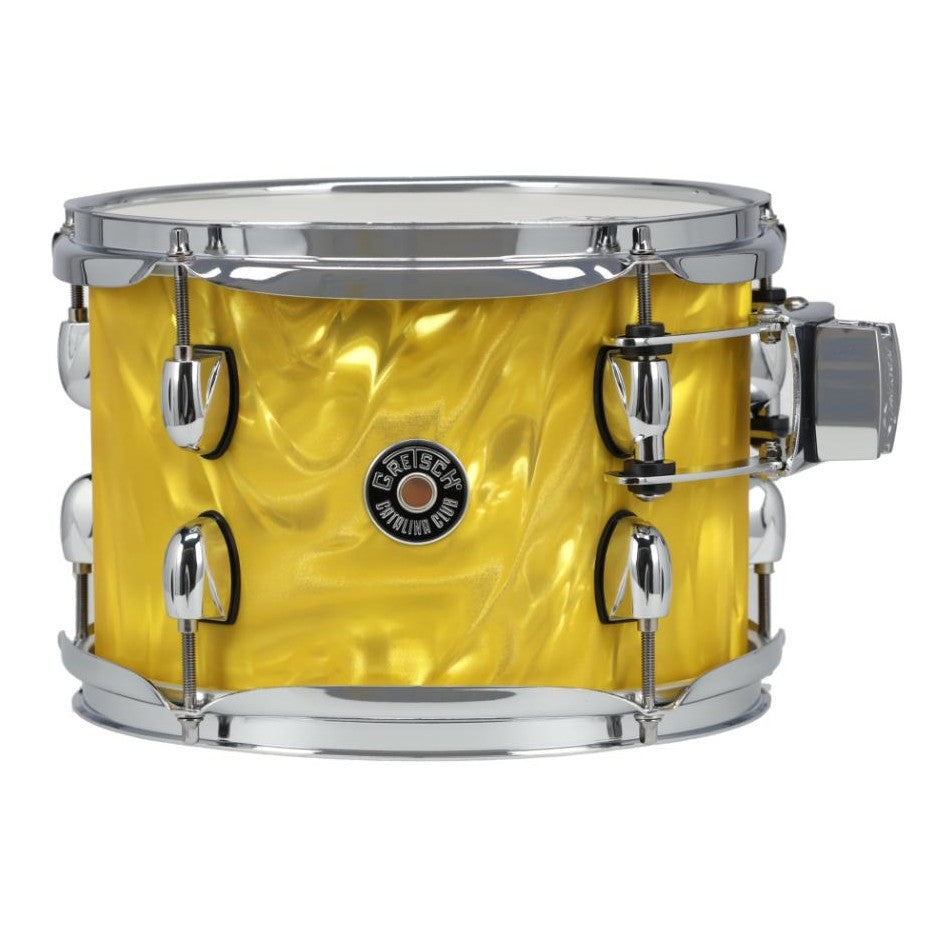 Gretsch Catalina Club CC2 Tom 10x7 Yellow Satin Flame - Drum Center Of Portsmouth