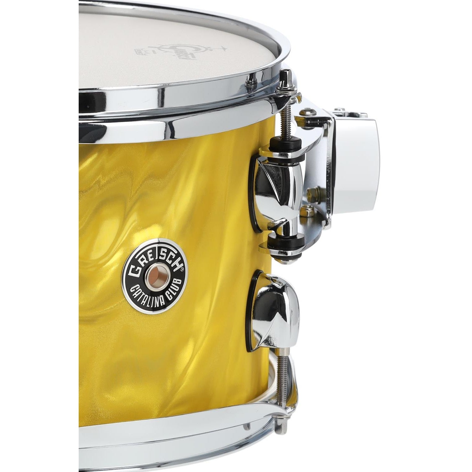 Gretsch Catalina Club CC2 Tom 10x7 Yellow Satin Flame - Drum Center Of Portsmouth