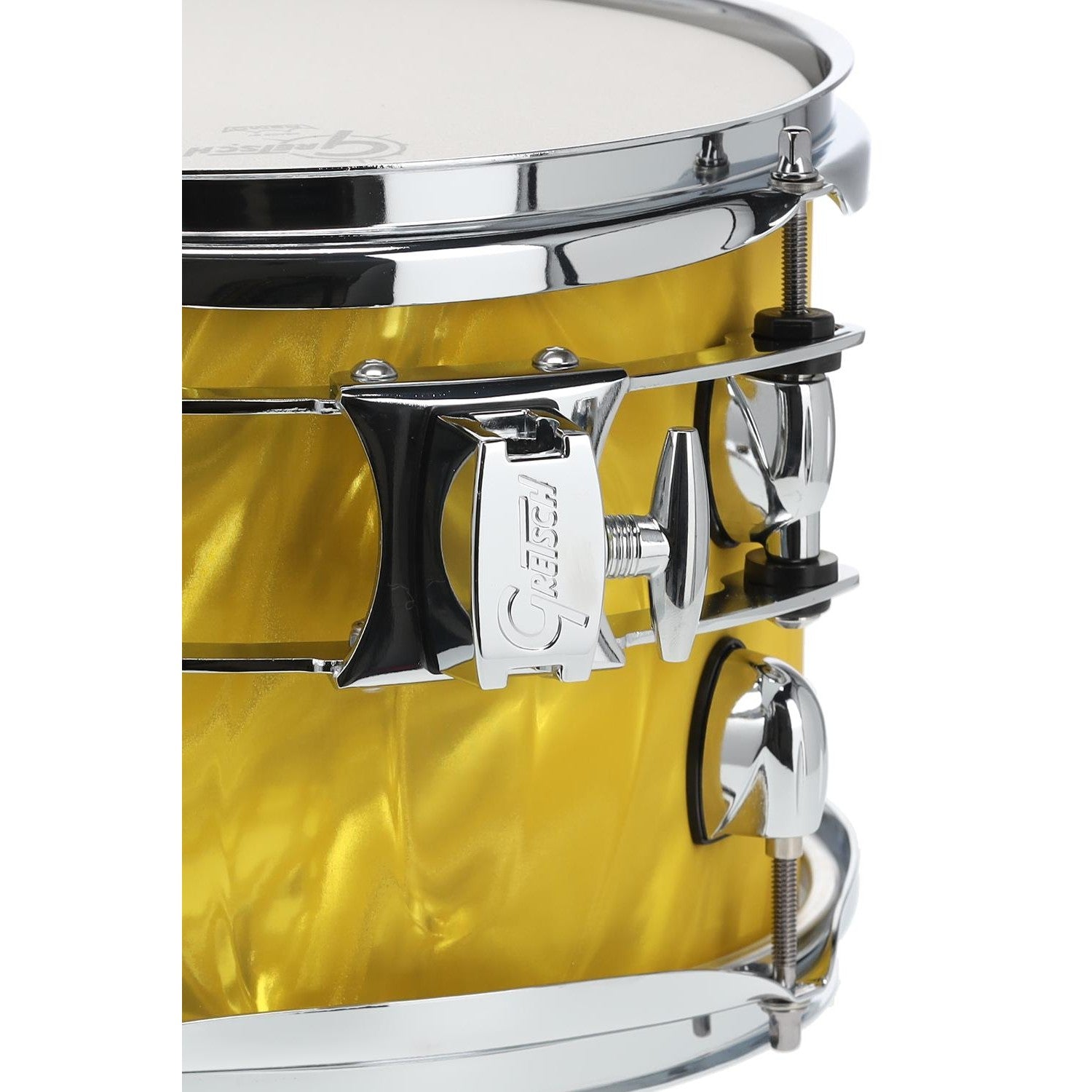 Gretsch Catalina Club CC2 Tom 10x7 Yellow Satin Flame - Drum Center Of Portsmouth