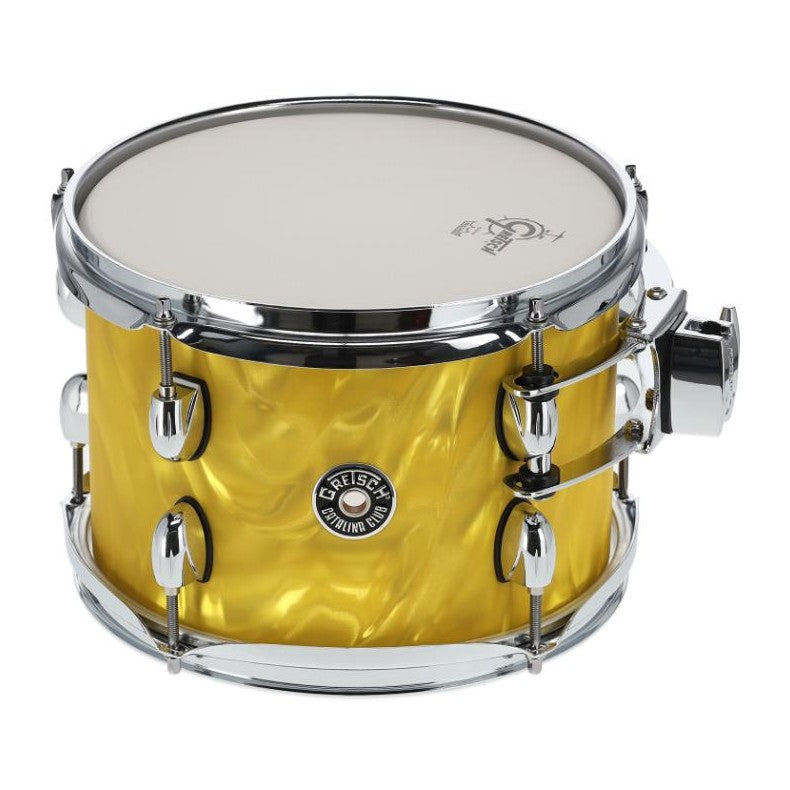 Gretsch Catalina Club CC2 Tom 10x7 Yellow Satin Flame - Drum Center Of Portsmouth