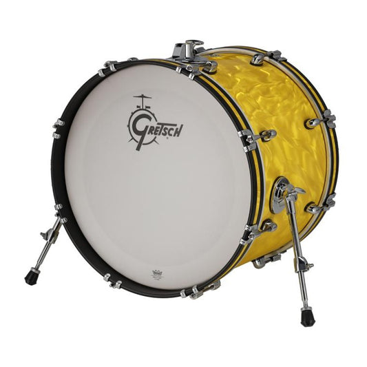 Gretsch Catalina Club CC2 Bass Drum 20x14 Yellow Satin Flame - Drum Center Of Portsmouth
