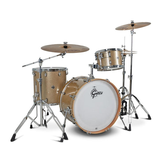 Gretsch Catalina Club CC2 Micro 4pc Drum Set 16/10/13/13 Sahara Sparkle - Drum Center Of Portsmouth