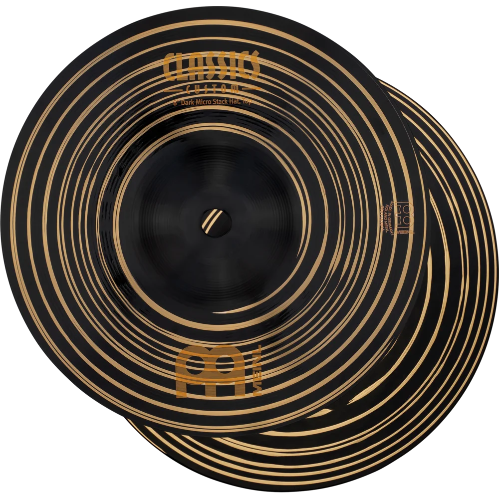 Meinl Classics Custom Dark Micro Stack Hi Hat Cymbals 8" - Drum Center Of Portsmouth