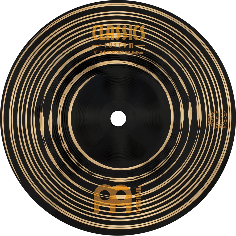 Meinl Classics Custom Dark Micro Stack Hi Hat Cymbals 8" - Drum Center Of Portsmouth