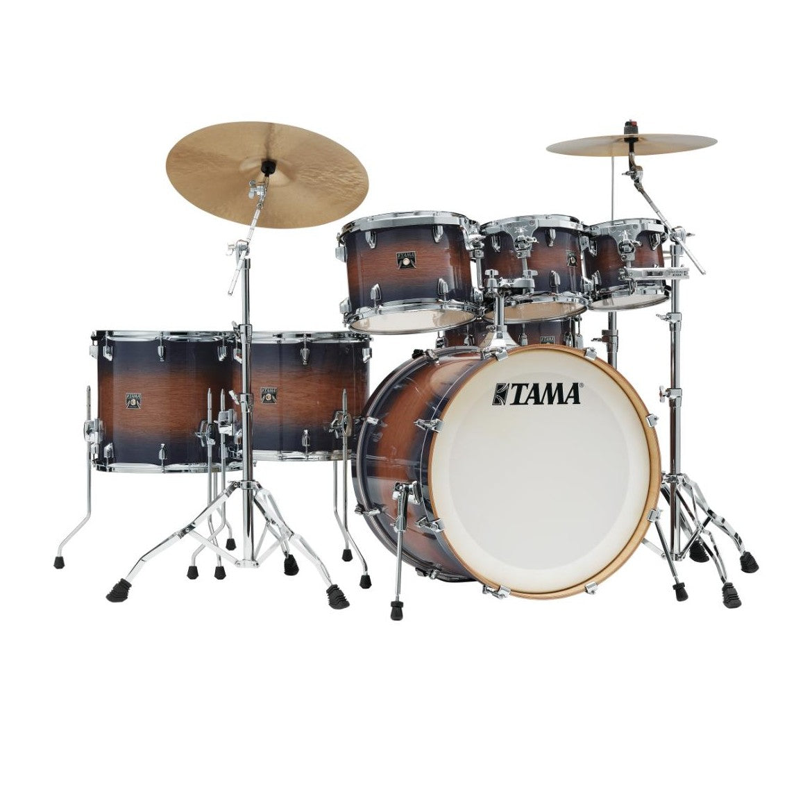Tama Superstar Classic Maple 7pc Drum Set Indigo Bintangor Burst - Drum Center Of Portsmouth